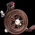 free shipping 27cm giant kite reel for adults kites wheel alloy anti-reverse speed change wire brake professional wind kites koi