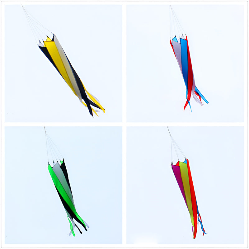 free shipping large kite windsocks flying nylon kites for kids string line delta kite pendant outdoor fun toys parafoil kites