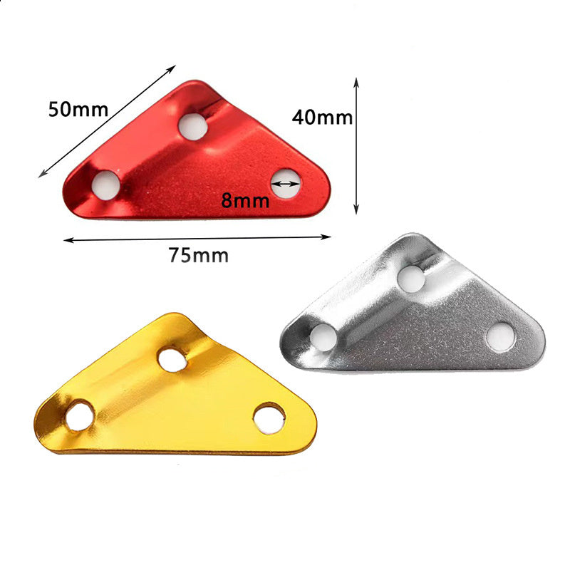 free shipping 5pcs/lot large kite accessories 8mm alloy Triangle Buckle Tent Canopy Air Rope Buckle adjustment buckle