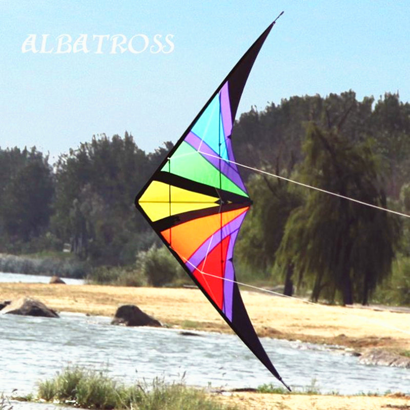 Free shipping dual line stunt kites flying power kites factory adults kites line kitesurfing chemical door for kite flying