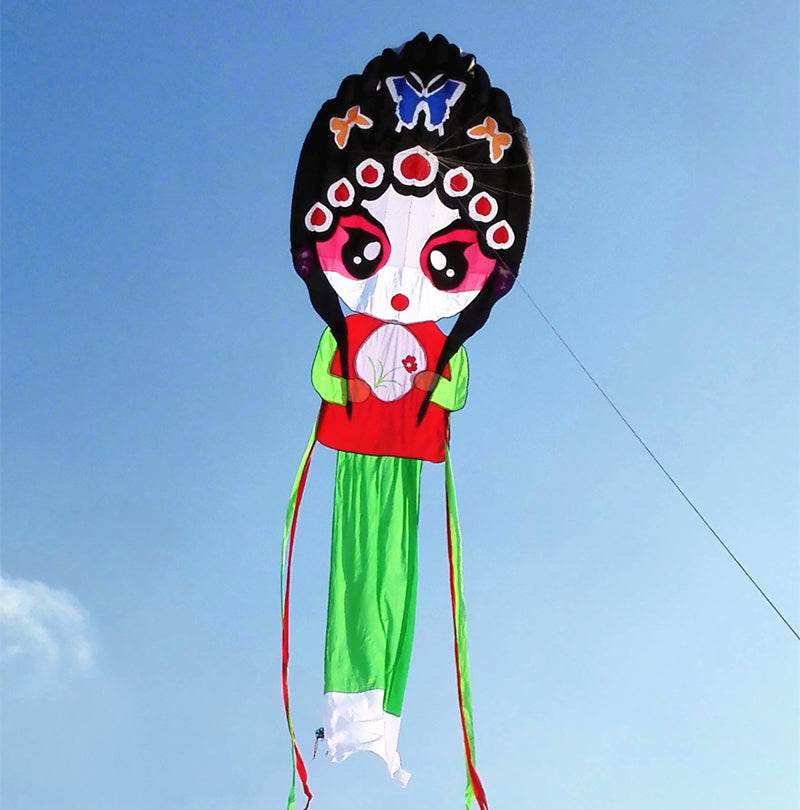 free shipping peking opera soft kite for adults kites nylon kite factory traditional kites windsurf parachute professional kite
