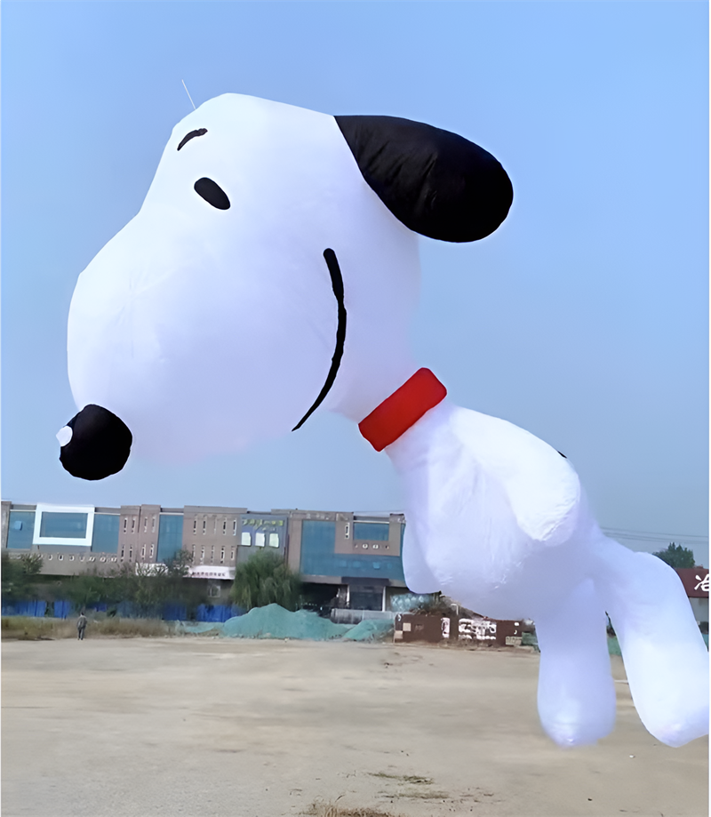 7m dog kite Soft kite multi-color fabric splicing skate pendant kite giant soft kites for adults professional outdoor games