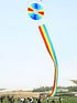 free shipping large kite flying soft kite for adults kites string walk in sky windsocks parachute professional kite factory sell