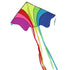 free shipping rainbow high kites flying for children kites string line outdoor fun toys factory ikite kids kites grey reel squid