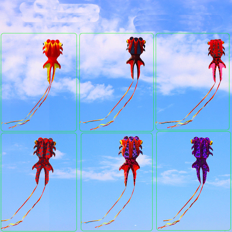 New 3D Boneless Kite for Big Goldfish Adults is a Large High End Three Dimensional Soft Kite That Is Easy to Fly
