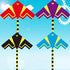 Free Shipping kids kites flying toys airplane kites string line power kite reel nylon toys flying kites illuminate delta kite