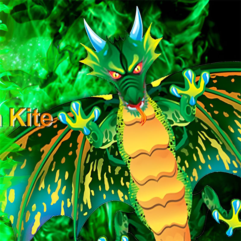 3D pterosaur kite animal dinosaur kite long tail single line kite outdoor sports fun toy kite children gift with 100M kite line