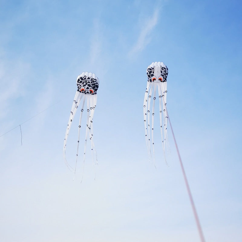 free shipping octopus kite inflatable kite flying nylon soft kites for adults parapente voo livre profissional cerf volant