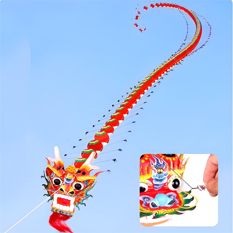 free shipping chinese dragon kite flying handle line traditional kite eagle kite outdoor game toys for adults professional kites