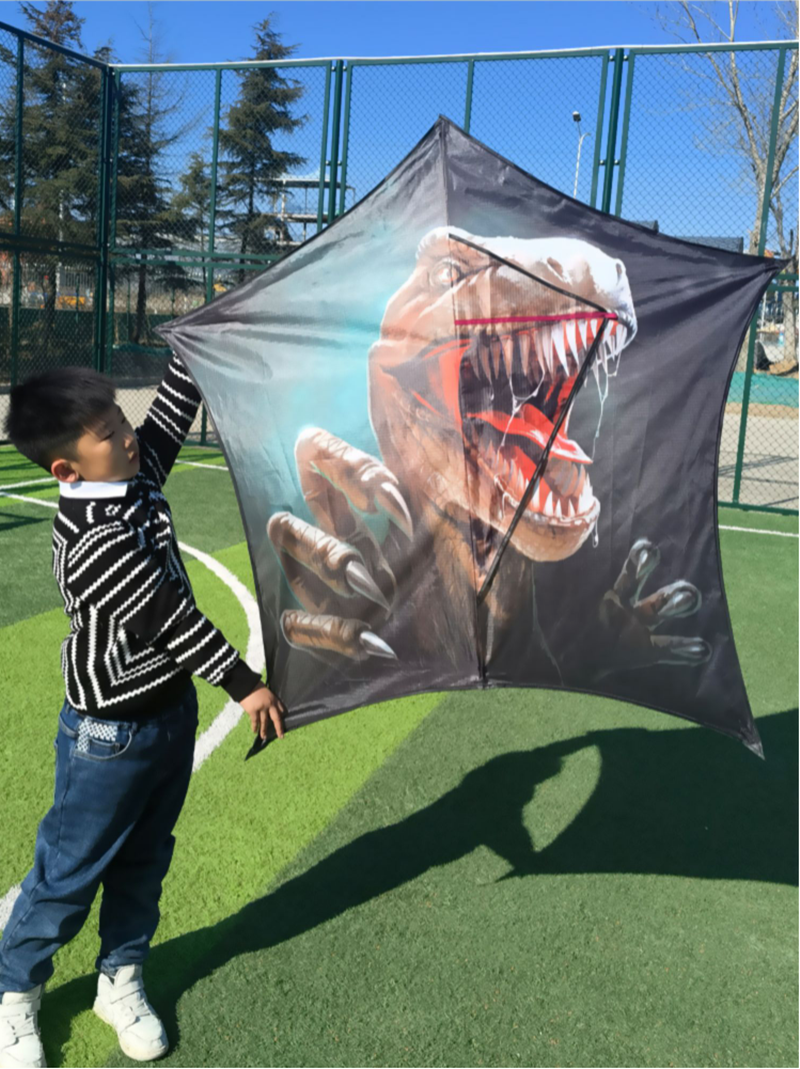 free shipping 3d kites dinosaur kites flying for children kites string line easy to fly outdoor toys beach kites weifang ikite