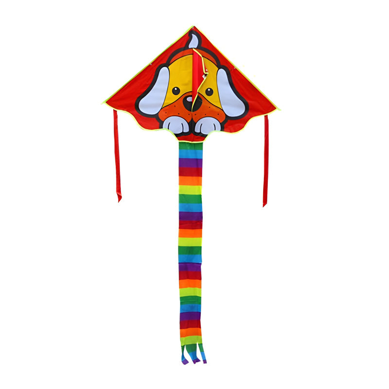 free shipping dog kite flying toys for children kites nylon fabric kids reel winder kite surfing delta kite outdoor sports beach