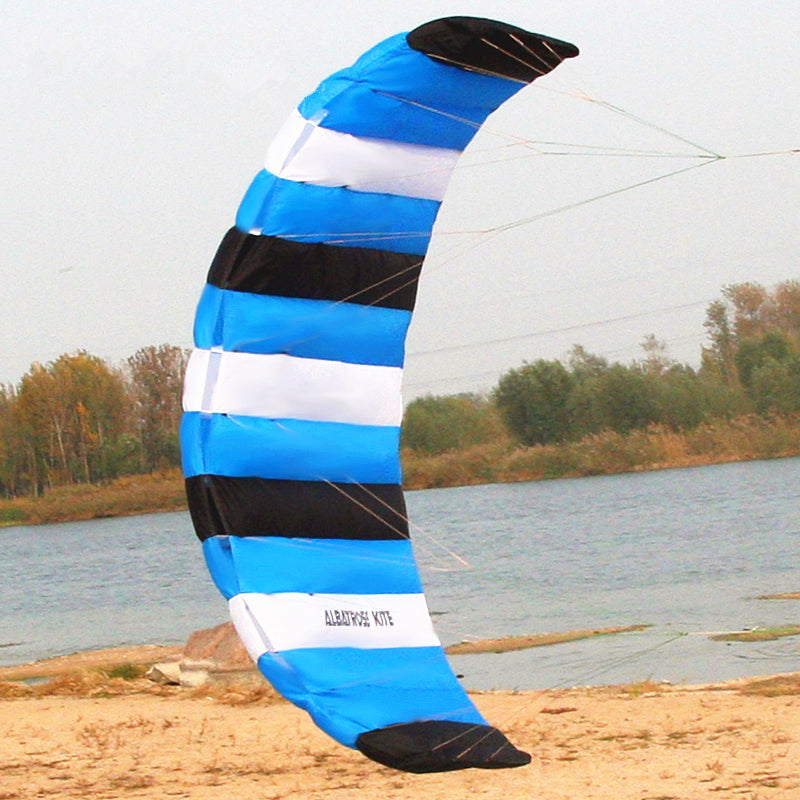 free shipping dual Line Stunt flying power Kite rainbow large soft kites for adults stingray kite ripstop nylon fabric kite reel