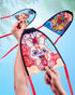 Free Shipping 10p Ejector toys outdoor toys flying kites for children kites string line fun toys flying kite rip stop for kite