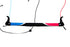 free shipping power kite control bar three line stunt kite accessories kitesurf three line surfing windsurfing professional
