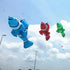 free shipping led fish kite for adults kite flying toys professional kites nylon fabric lifter kite snake kite big acquilone