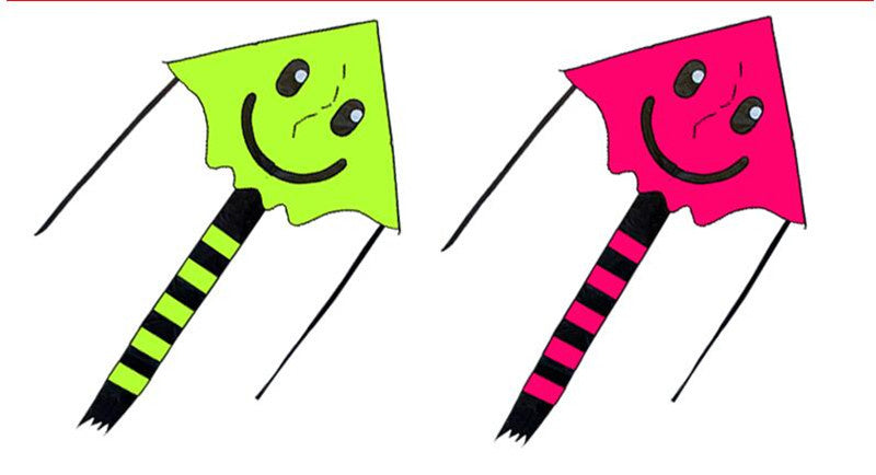 free shipping large smiling face kites children kites reel toys flying outdoor ripstop nylon kite for adults toys parachute cerf