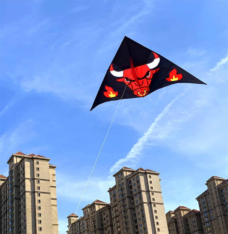free shipping large bull kite ripstop nylon kite flying cow kite tails weifang factory child kite toys outdoor parachute surf