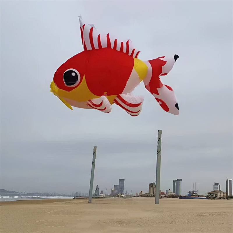 Free Shipping 5m large goldfish kites pendant inflatable alien kites factory papalotes koinobori cerf plane kite connector