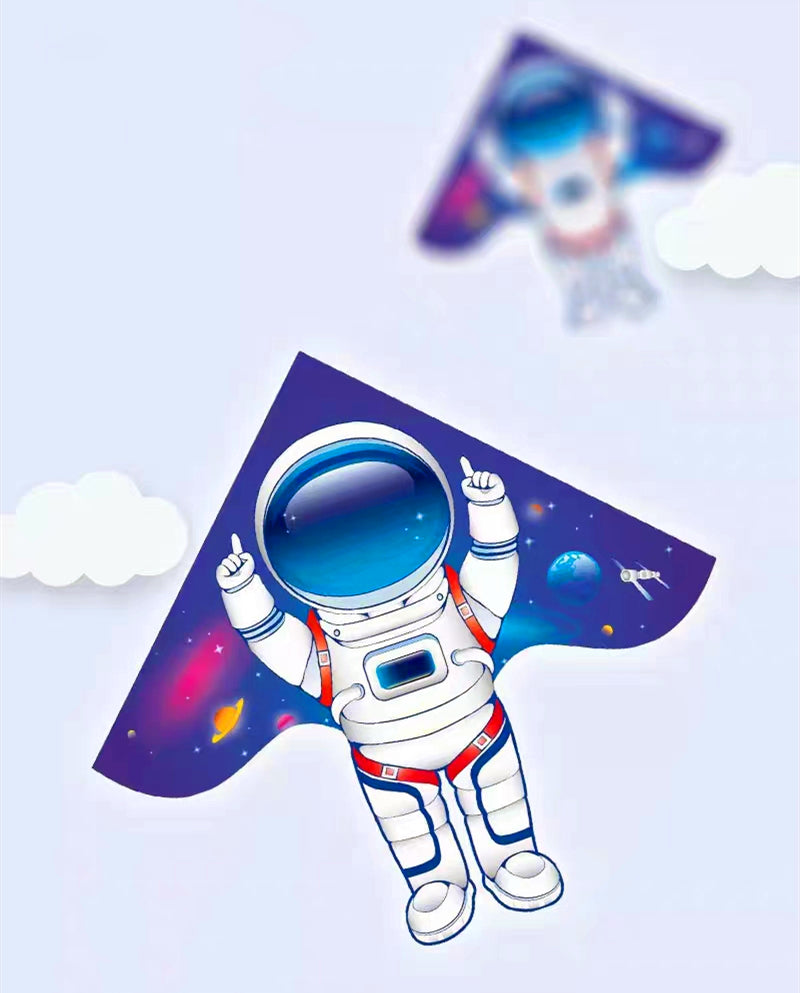 Free shipping astronauts kites flying toys for kids kites spaceman kites string line cosmonaut kites nylon kites factory