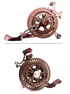 free shipping 27cm giant kite reel for adults kites wheel alloy anti-reverse speed change wire brake professional wind kites koi