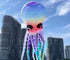 Free Shipping 12m Rainbow Octopus kites inflatable toys parachute windsurf colorful flying kites large outdoor games Kite string