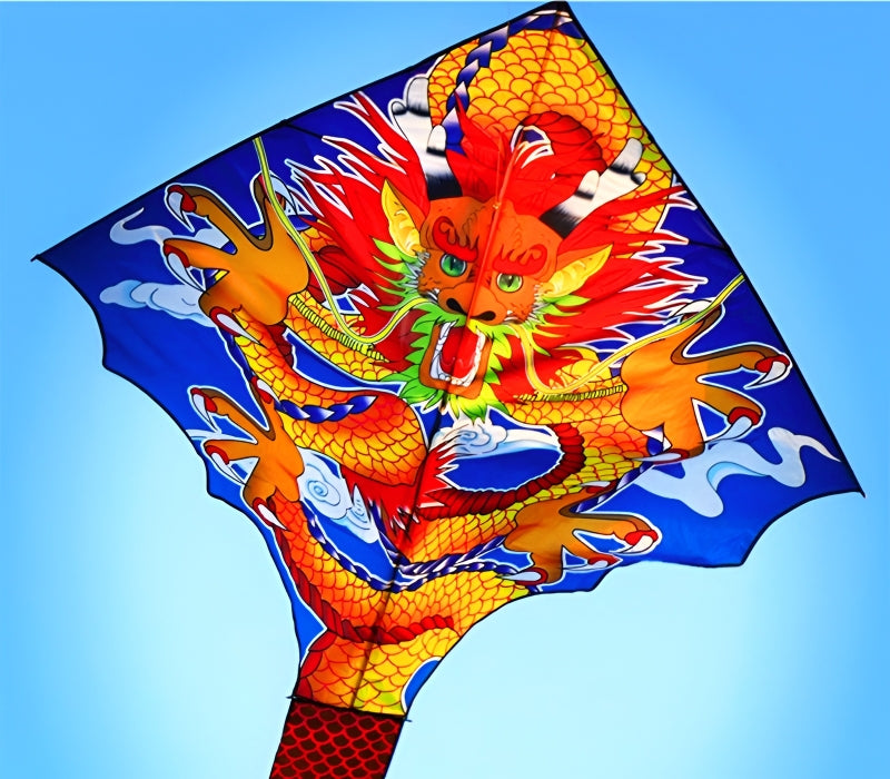free shipping dragon kite outdoor children kite flying toys for kids nylon kite parachute weifang traditional kite factory pro