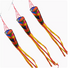 Free shipping Tassel wind tube hot cut process does not fly edge kaleidoscope colorful kite tail long tail 2023 new accessories