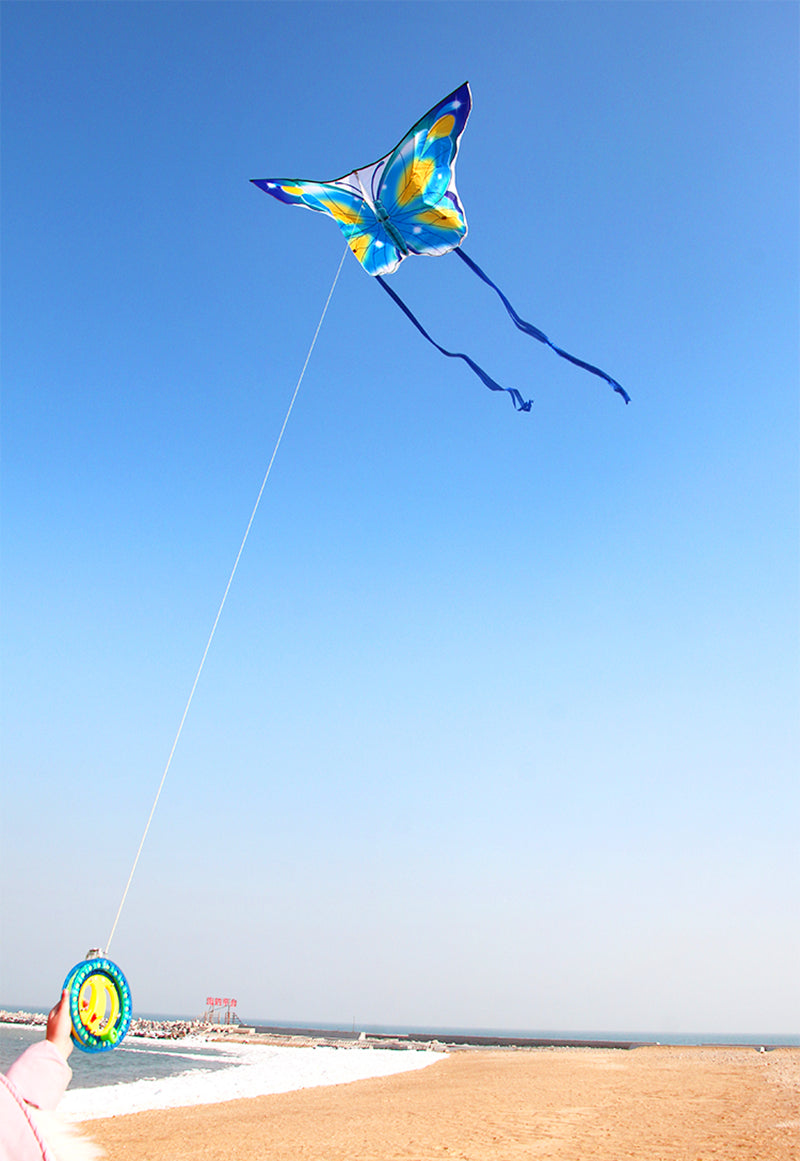 free shipping butterfly kites flying for kids kites nylon kites factory professional winds kites recreational reel flying fairy