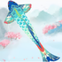 Free shipping Yunyan koi kite adults special children breeze easy to fly adult large senior net red 2023 new Weifang