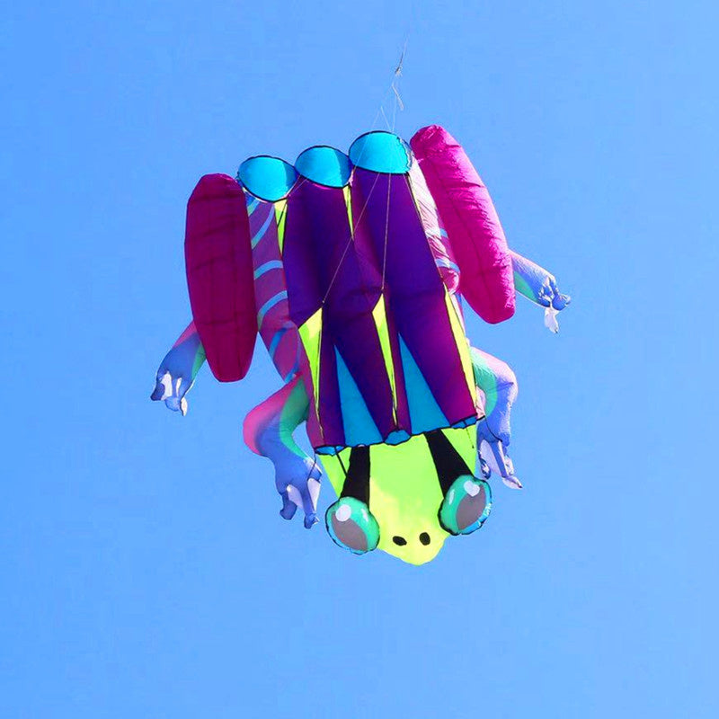 free shipping frog kite flying soft kite for adults kite line windsurf outdoor toys inflatable kite professional kite reel koi