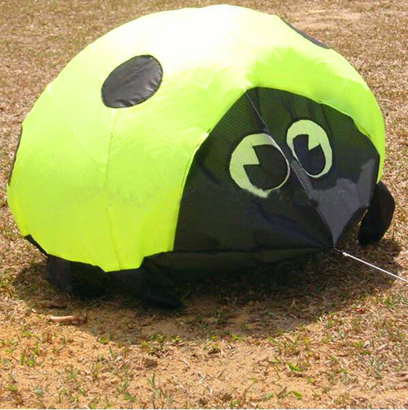 free shipping ladybird kite soft kites for kids can walk not flying ripstop nylon outdoor game toys weifang kites factory bat
