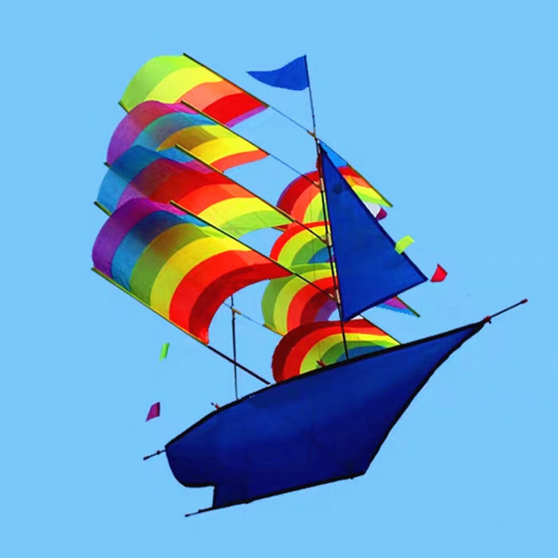 Free Shipping 3d kites flying for adults kites nylon Sailboat kites for sale bird kite snake parachute breeze fly with handle