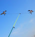 free shipping pole swallow kite mini kites flying for adults kite line 3d kite pocket kite for kids fishing rod dynamic wings