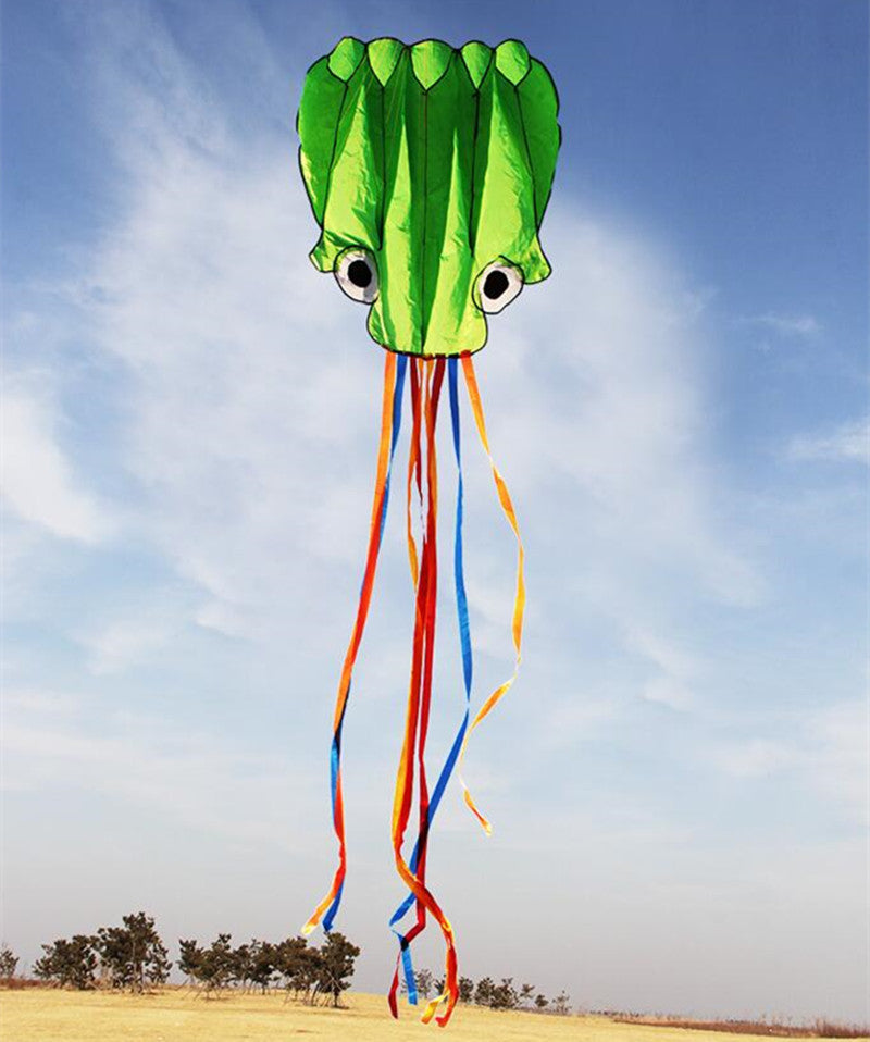 free shipping children kite flying toys octopus kite inflatable kites factory walk in sky outdoor fun ikite professional winds