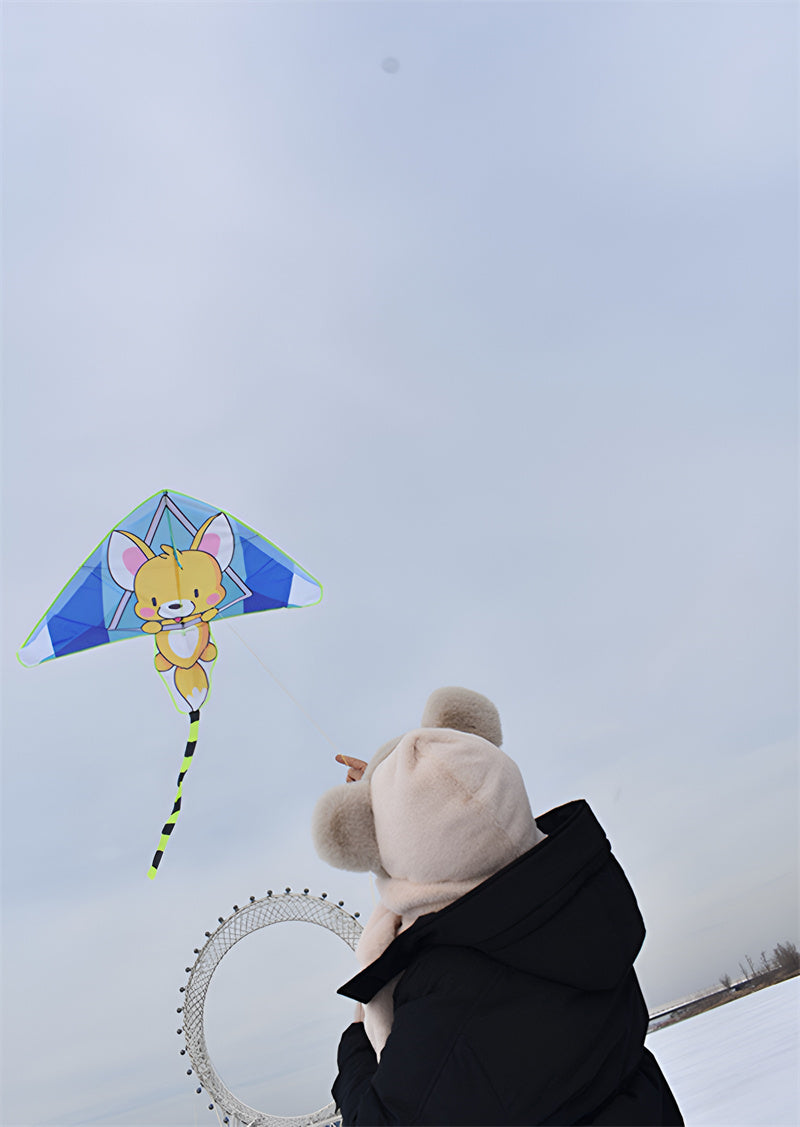 free shipping fox kite flying toys for children kites factory animal kites line cartoon kites koi rainbow high latawce toboganes