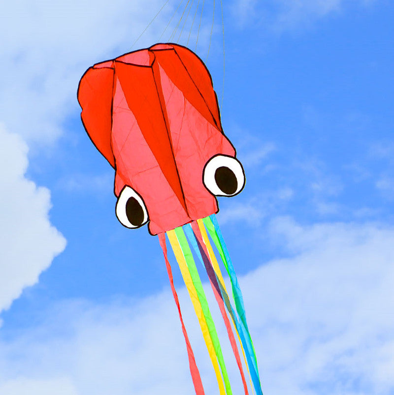 free shipping children kite flying toys octopus kite inflatable kites factory walk in sky outdoor fun ikite professional winds