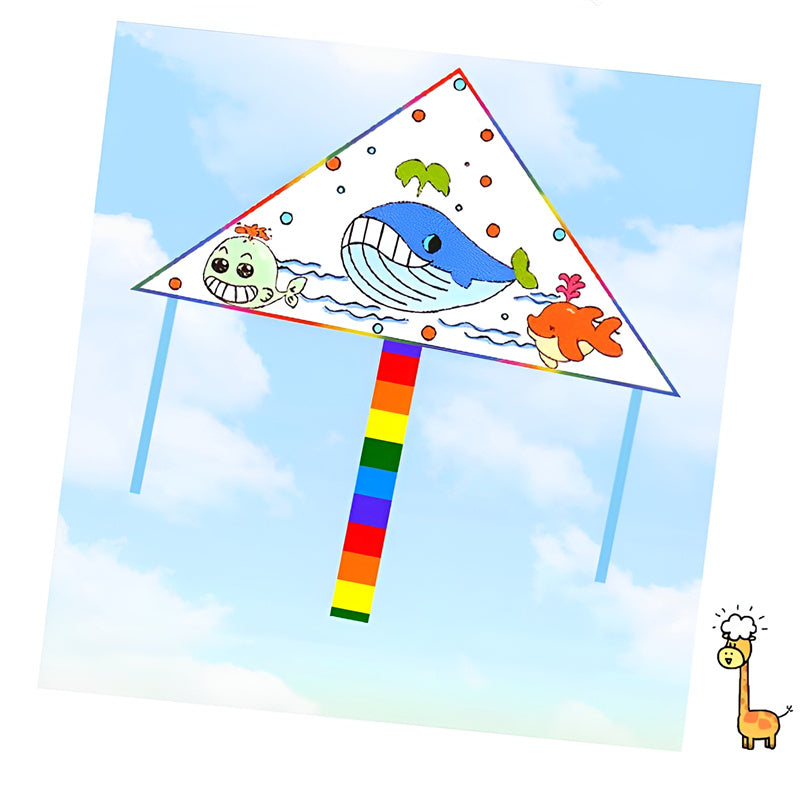 free shipping diy kite blank kite line ripstop nylon fabric kite factory painting kite diamond kites for children kites toys koi
