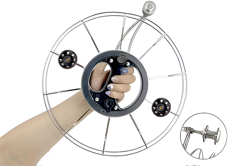 Free shipping Stainless steel handbrake light body disc eagle kite wheel adult large bearing high-grade mute anti-reversal breeze line wheel