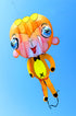 free shipping large 3D monkey soft kite surf outdoor flying wind sock kites children kite reel kite factory octopus kite bar