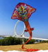 free shipping 100m chinese dragon kite flying handle line large kite snake kites for kids cometas paragliding windsurf