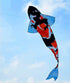 free shipping new fish kite flying for children kite string line toys for kids nylon kite parachute weifang kite factory ikite