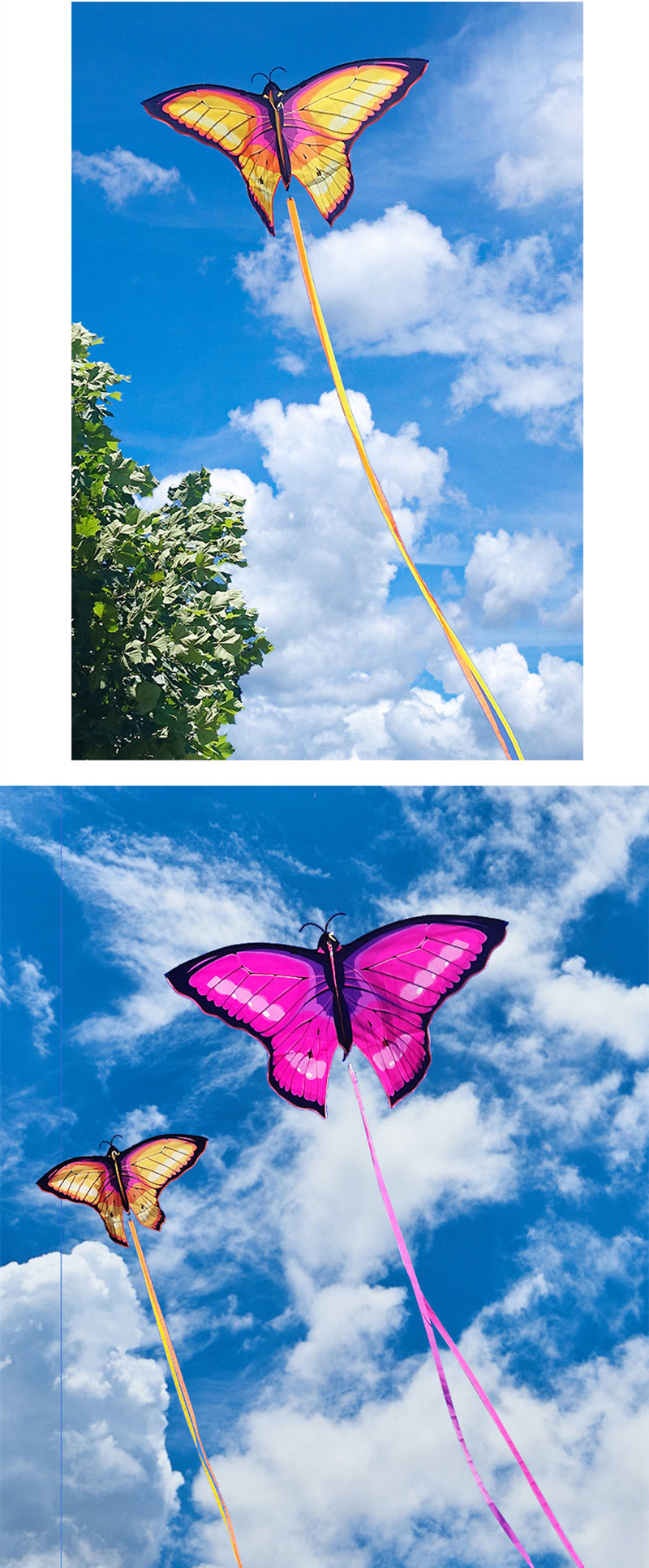 free shipping new butterfly kite flying toys for children kites and rays and lines wind kites line reel volantines Parachute