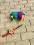 free shipping PE rotating kite flying toys for children kites 3d kites snake coil show kites colorful flying weifang kites fish