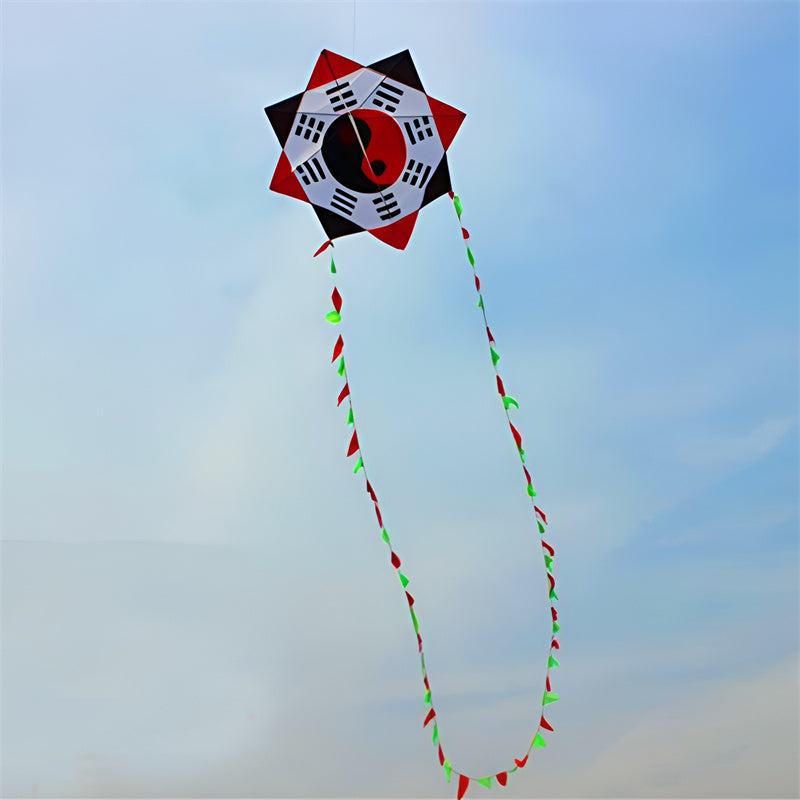 free shipping gossip kite flying toys for kids ripstop nylon fabric outdoor traditional kite string adults kite reel hot sell