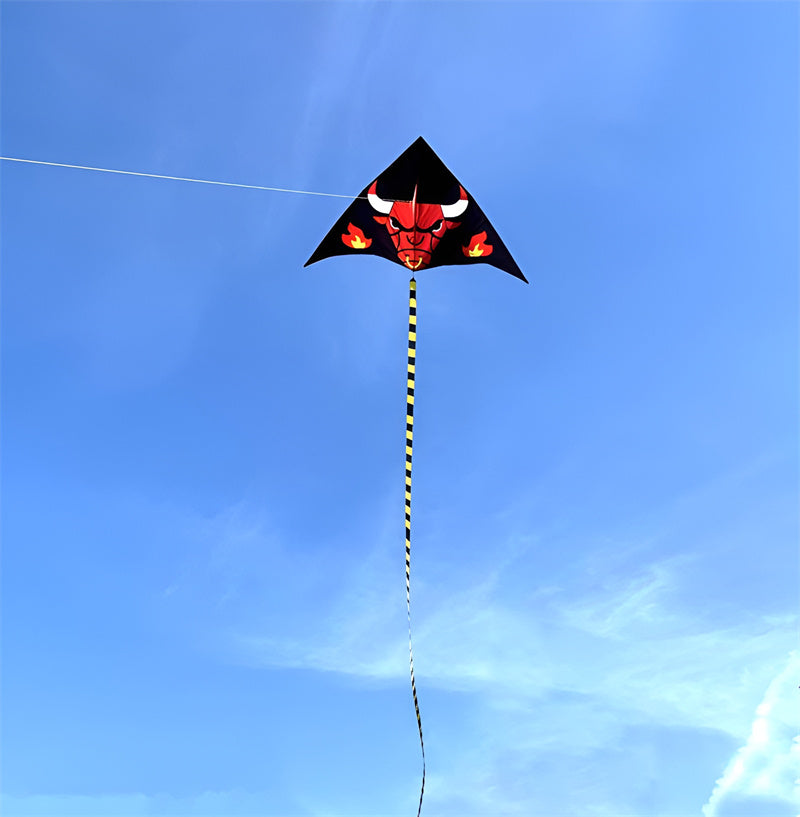 free shipping large bull kite ripstop nylon kite flying cow kite tails weifang factory child kite toys outdoor parachute surf