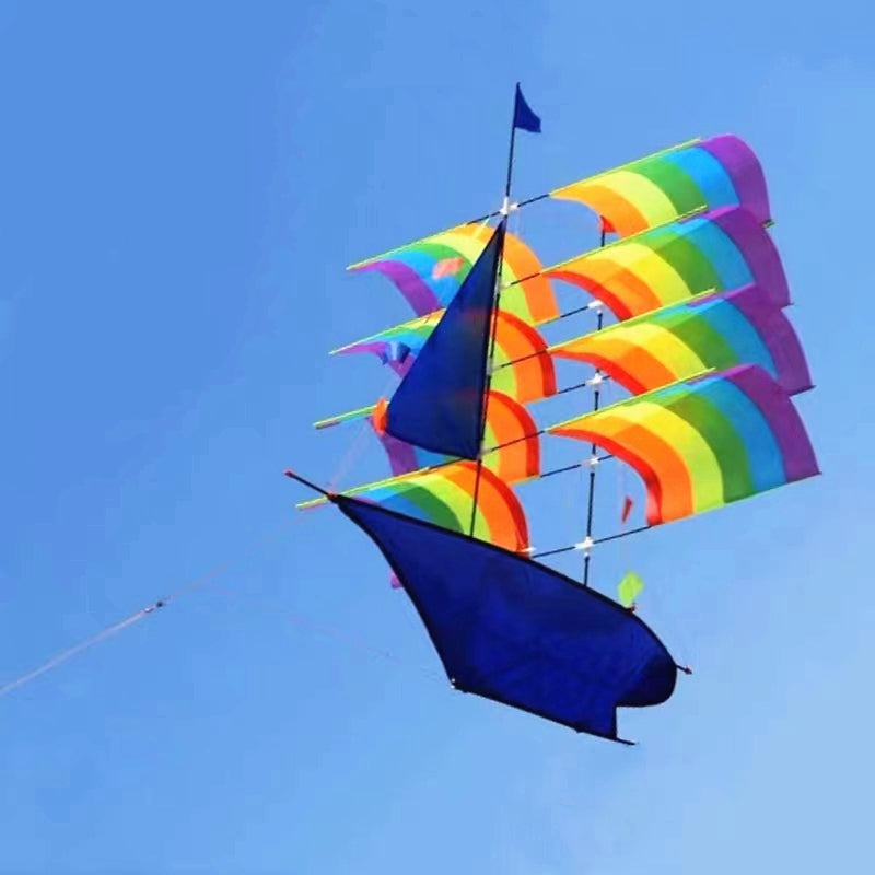Free Shipping 3d kites flying for adults kites nylon Sailboat kites for sale bird kite snake parachute breeze fly with handle