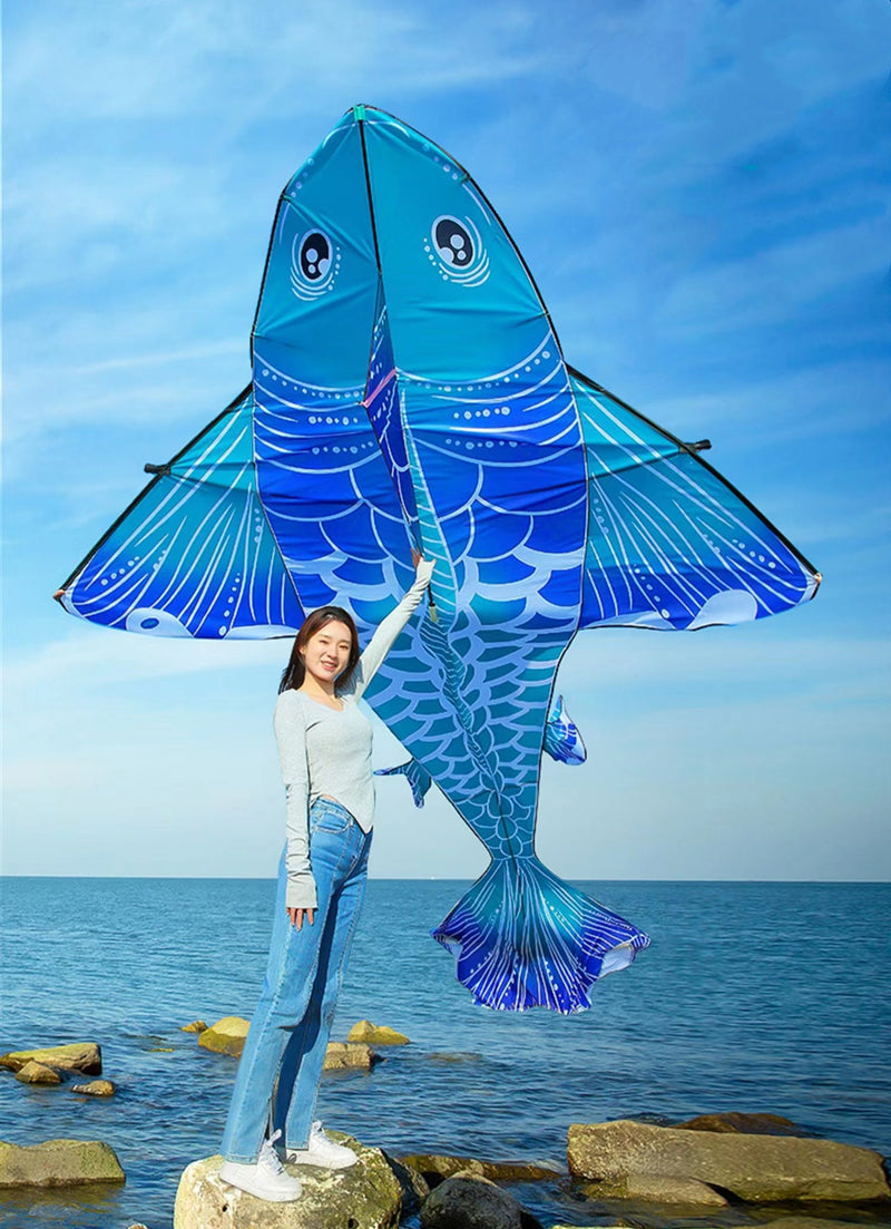 free shipping new fish kites giant kites for adults professional winds kites giant fish fun toys cometa plane wind socks snake