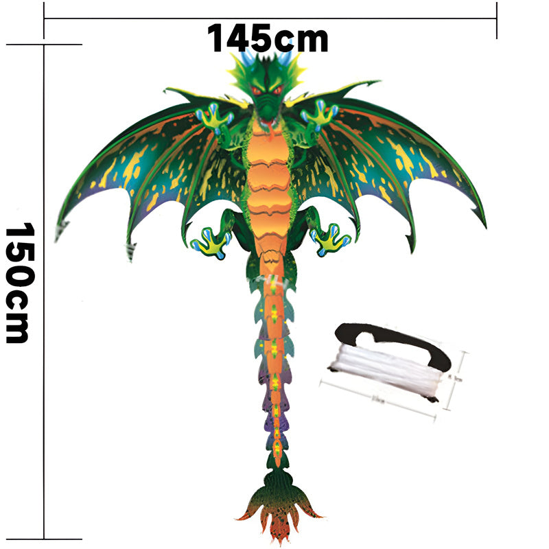 3D pterosaur kite animal dinosaur kite long tail single line kite outdoor sports fun toy kite children gift with 100M kite line
