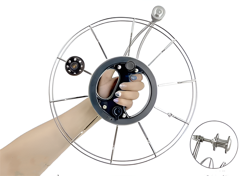 Free shipping Stainless steel handbrake light body disc eagle kite wheel adult large bearing high-grade mute anti-reversal breeze line wheel