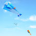 free shipping large soft kite dolphin kite nylon kite line animated kites flying inflatable kite reel outdoor fun toys Parafoil